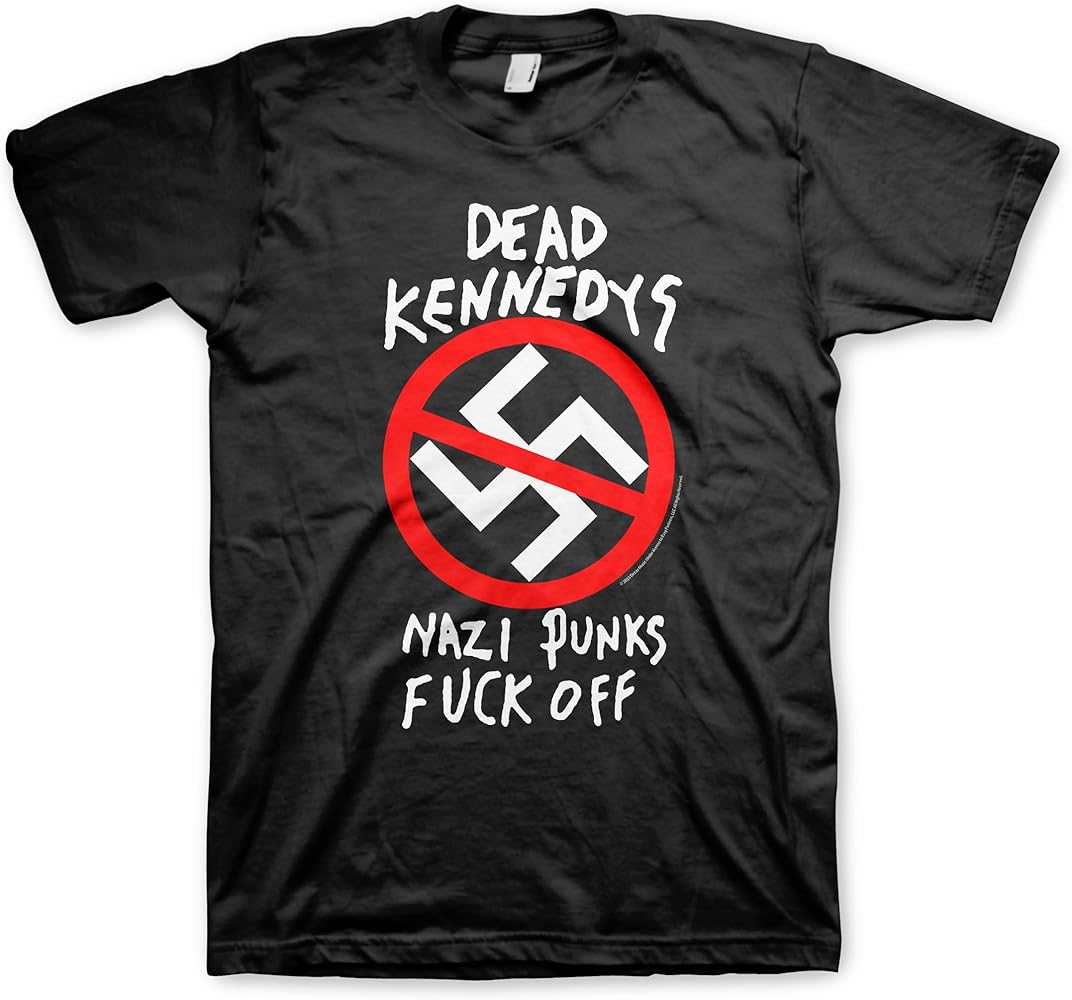 トップス 90s DeadKennedys tee NAZI PUNKS FUCK OFF Dead Kennedys Nazi Punks F Off Classic T-Shirt Black | Amazon.com